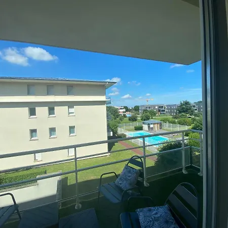 Superbe Appart Avec Piscine Et Parking A Caen 아파트
