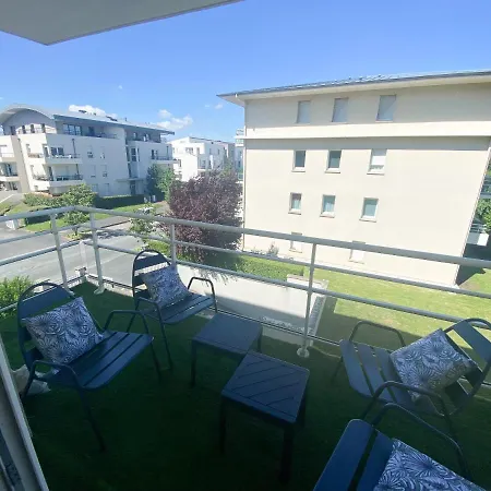 아파트 Superbe Appart Avec Piscine Et Parking A Caen 캉